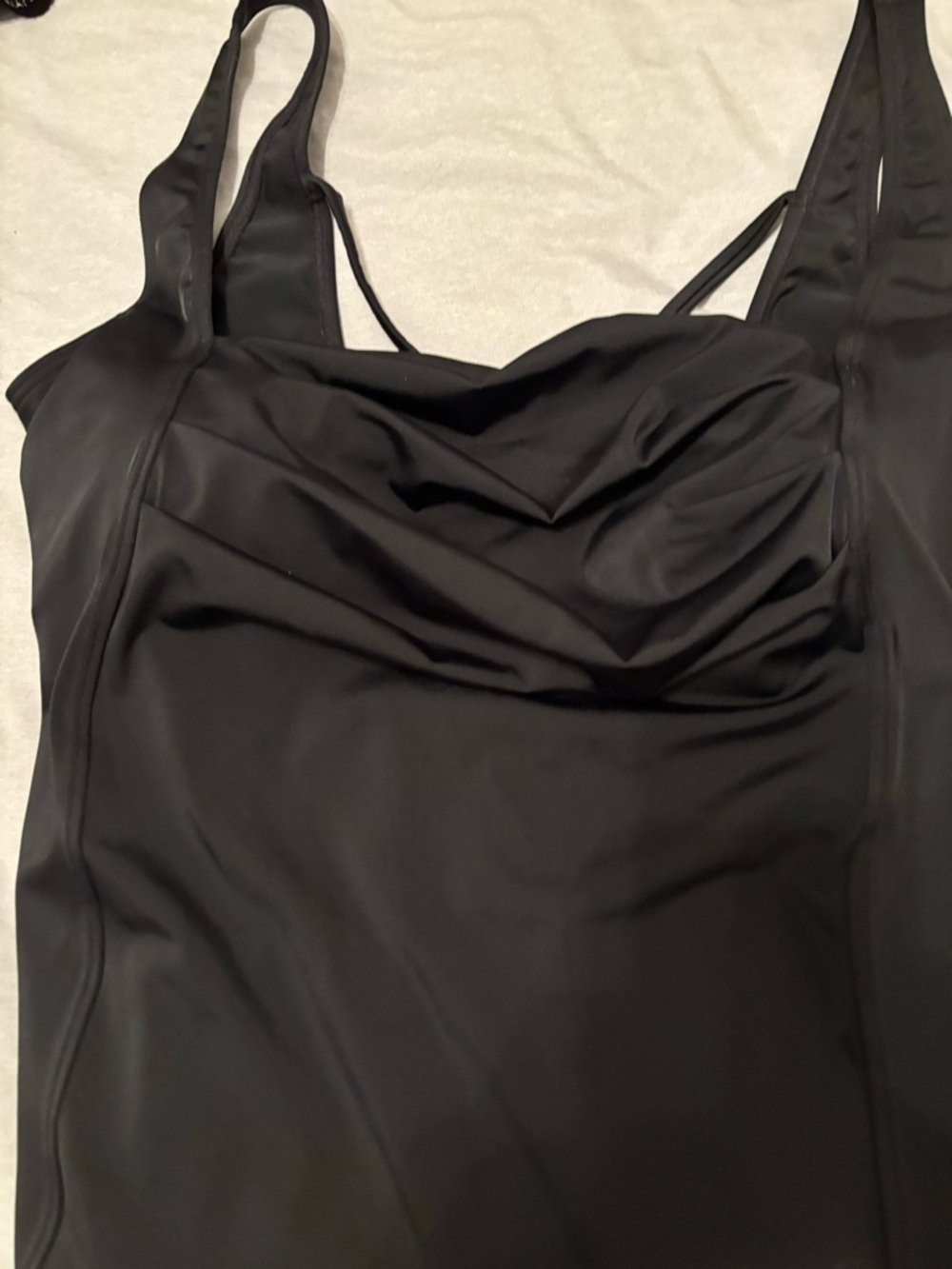 Speedo Classic Black One-Piece Swimsuit 20 - Picture 2 of 6